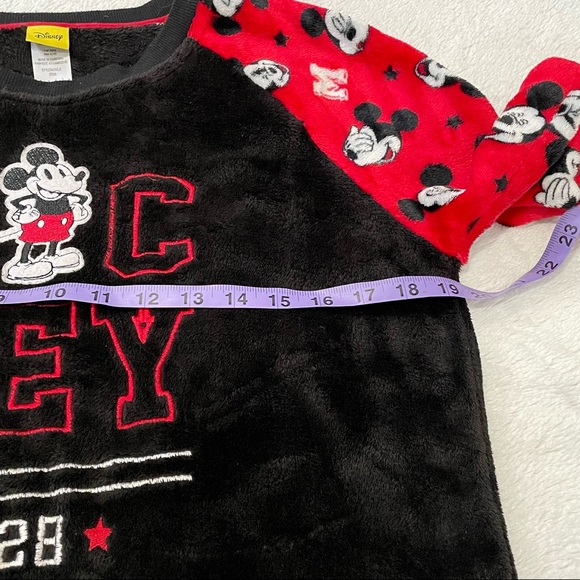 Mickey PJ’s Women Disney Mickey Mouse Fleece 100% Polyester Long Sleeve - Picture 3 of 13